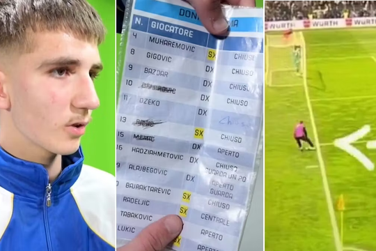 Cậu bé nhặt bóng trộm chỉ dẫn của Donnarumma