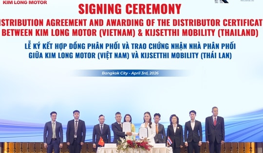 Kim Long Motor sắp xuất khẩu xe buýt sang Thái Lan