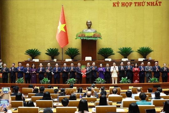 Quốc hội phê chuẩn việc bổ nhiệm Phó Thủ tướng, Bộ trưởng và thành viên khác của Chính phủ