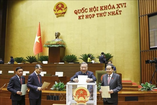 Kỳ họp thứ Nhất, Quốc hội khoá XVI: Quốc hội tiếp tục thực hiện công tác nhân sự