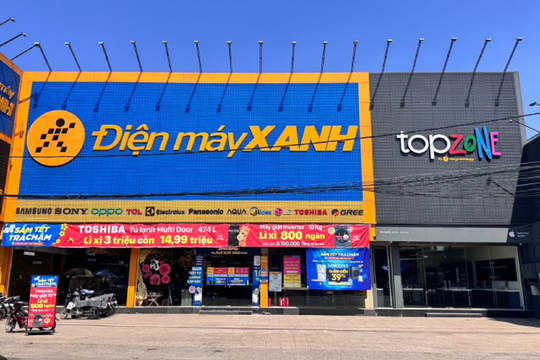 Doanh thu Điện Máy Xanh tăng cao