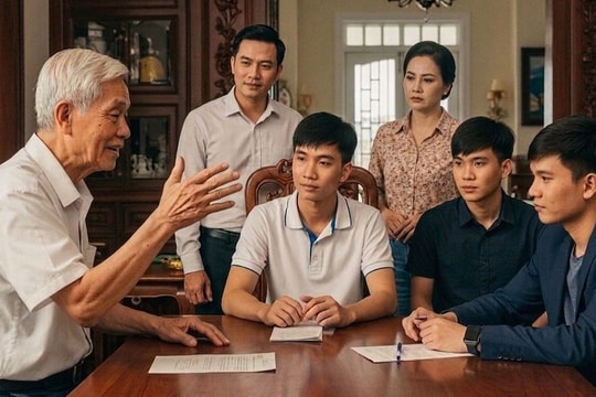Con trai út được 3/4 tài sản thừa kế dù nhà năm anh em