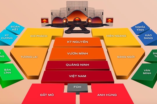Sơ đồ ghế ngồi concert 'Thanh âm kỷ nguyên mới'