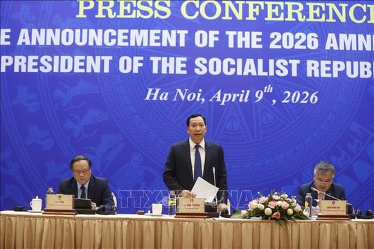 Họp báo công bố Quyết định về đặc xá năm 2026 của Chủ tịch nước