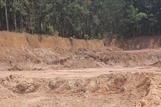 Đồng Nai: Người dân phản ánh tình trạng nghi khai thác đất trái phép