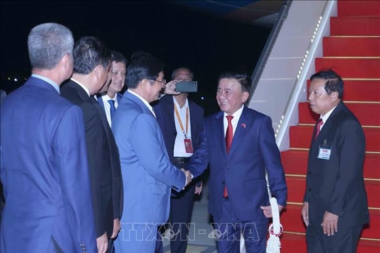 Thường trực Ban Bí thư Trần Cẩm Tú bắt đầu thăm chính thức Vương quốc Campuchia