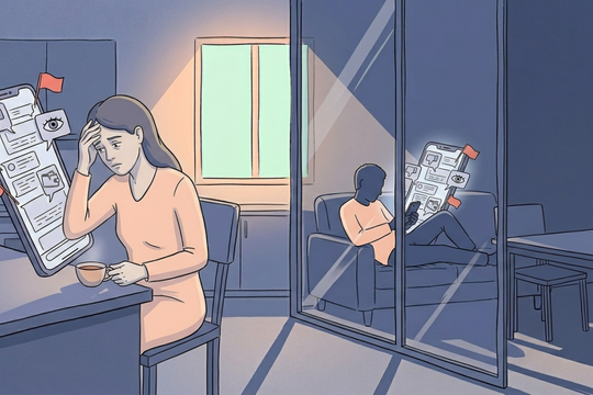 Chồng không cảm xúc, xem điện thoại mỗi khi gần gũi tôi