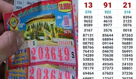 Chiều 9-4, xổ số miền Nam xác định nơi trúng 3 giải độc đắc của 3 đài