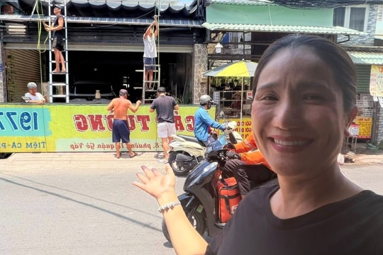 Cát Tường tháo dỡ biển quán cà phê