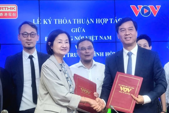Đài Tiếng nói Việt Nam và Đài PTTH Hong Kong ký thỏa thuận hợp tác