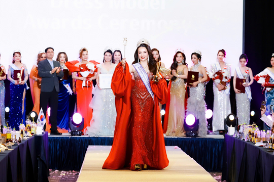 Ngôi vị Hoa hậu Doanh nhân Hoà Bình Trái đất 2026 đã có chủ