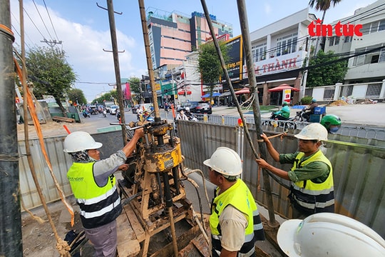 TP Hồ Chí Minh đẩy nhanh khoan khảo sát địa chất tuyến metro số 2