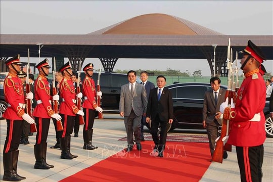 Thường trực Ban Bí thư Trần Cẩm Tú kết thúc tốt đẹp chuyến thăm chính thức Lào và Campuchia