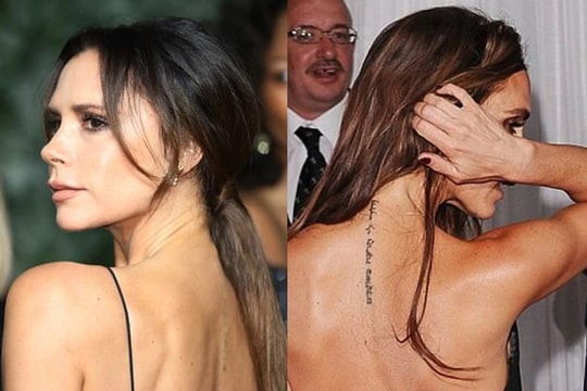 Victoria Beckham xóa toàn bộ hình xăm