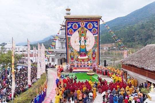 Pháp hội cầu an tổ chức ba ngày tại Mandala Tây Thiên