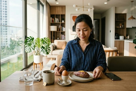 Bữa sáng 20 K dù thu nhập tốt