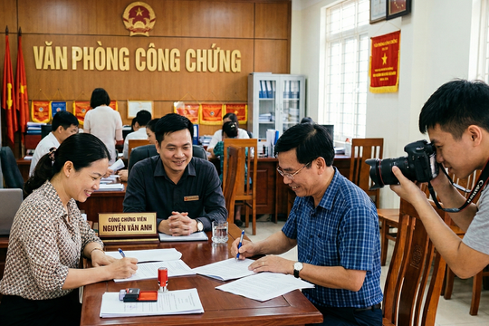 Công chứng viên không chụp ảnh cùng khách hàng sẽ bị phạt 7-10 triệu đồng