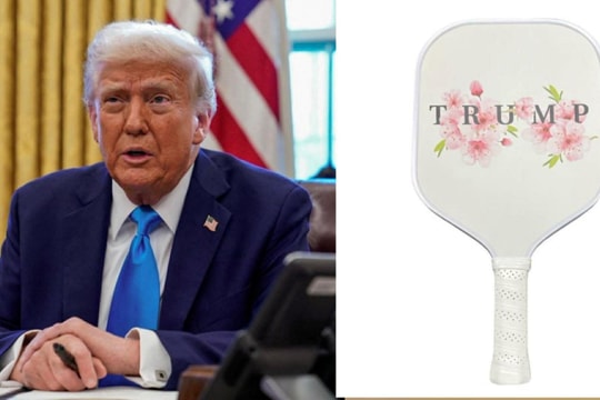 Có gì đặc biệt ở chiếc vợt pickleball giá 5 triệu đồng do Trump Store mở bán?