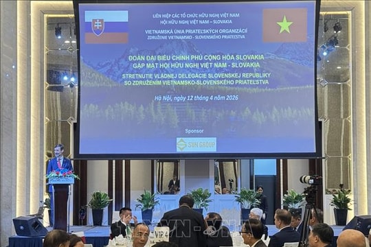 Duy trì, giữ gìn và phát triển mạch kết nối giữa nhân dân Việt Nam - Slovakia