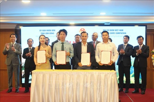 Đẩy mạnh xúc tiến thương mại, đầu tư giữa doanh nghiệp Việt Nam và Campuchia