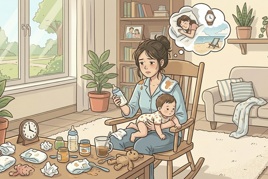 Chồng nói tôi đi kiếm tiền, để anh ở nhà chăm con