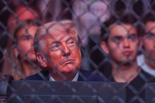 Ông Trump chứng kiến võ sĩ thắng knock-out dù chấp một chân