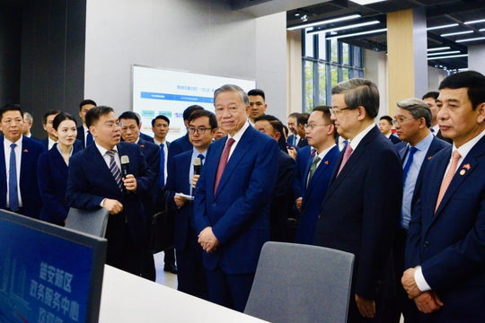 Tổng Bí thư, Chủ tịch nước Tô Lâm thăm khu mới Hùng An, tỉnh Hà Bắc, Trung Quốc