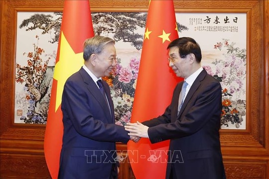 Tổng Bí thư, Chủ tịch nước hội kiến Chủ tịch Chính hiệp toàn quốc Trung Quốc