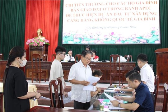 Chi thưởng hơn 32 tỷ đồng đẩy nhanh dự án Cảng hàng không quốc tế Gia Bình