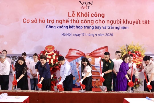 Xây dựng cơ sở hỗ trợ nghề thủ công cho người khuyết tật