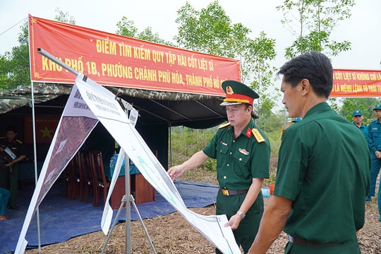Bộ Tư lệnh TP Hồ Chí Minh tìm kiếm, quy tập hài cốt liệt sĩ giai đoạn 2