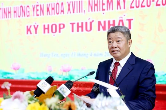 Phê chuẩn kết quả bầu chức vụ Chủ tịch, Phó Chủ tịch UBND tỉnh Hưng Yên