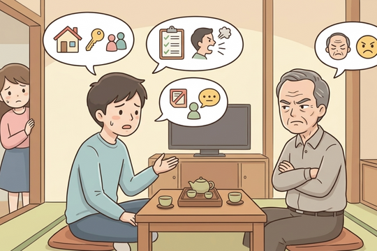 Sợ bố nghĩ con trai bị con dâu xúi giục nếu tôi xin ra riêng