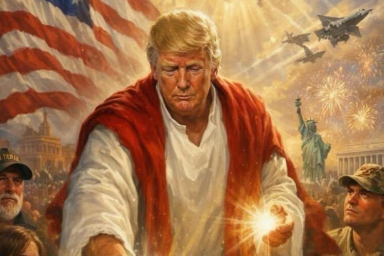 Ông Trump xóa bức ảnh chế 'bàn tay phát sáng'