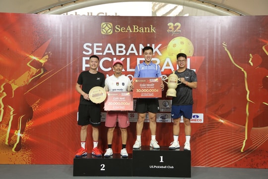 SeABank Pickleball Championship 2026: 416 VĐV tranh tài, gây quỹ 620 triệu đồng