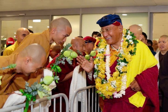 Pháp vương Gyalwang Drukpa trở lại Việt Nam