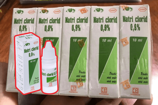 Bộ Y tế thu hồi thuốc nhỏ mắt Natri clorid 0,9% toàn quốc, người dân cần kiểm tra số lô sản phẩm đang dùng