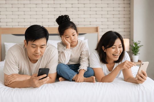 Điện thoại của ba mẹ liên quan thế nào đến cảm giác bất an ở trẻ?