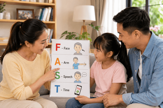 Nếu ông bà đột quỵ khi chỉ có trẻ ở nhà, ba mẹ nên dạy con làm gì?