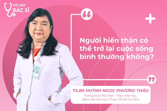 Người hiến thận có thể trở lại cuộc sống bình thường không?