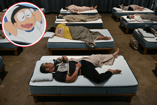 Cuộc thi dành cho Nobita: Nhật Bản thưởng hơn 12.500 USD cho người ngủ nhanh nhất