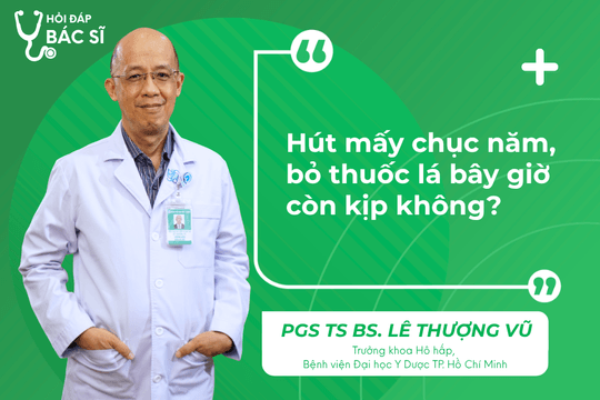 Hút mấy chục năm, bỏ thuốc lá bây giờ còn kịp không?