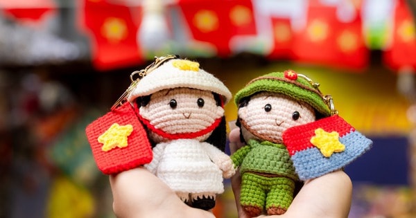 VIDEO: Cờ Tổ quốc “handmade” lan tỏa tình yêu nước từ những mũi móc len gây sốt mạng xã hội