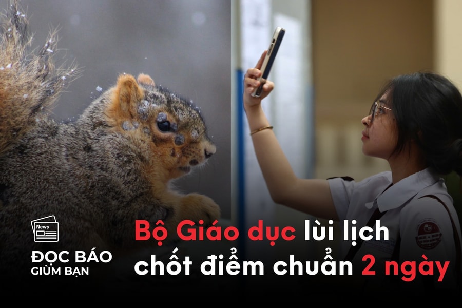 21/8/2025 | Bộ GD&ĐT lùi lịch "chốt" điểm chuẩn 2 ngày. Hết 'thỏ mọc sừng' đến 'sóc zombie' gây hoang mang ở Mỹ