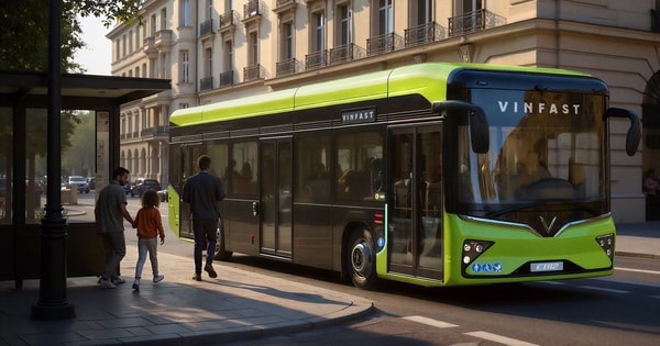 VinFast electric buses are coming to Europe