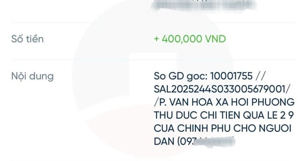 Nhiều ngân hàng chi trả hơn 1.100 tỉ đồng quà tặng 100.000 đồng cho người dân