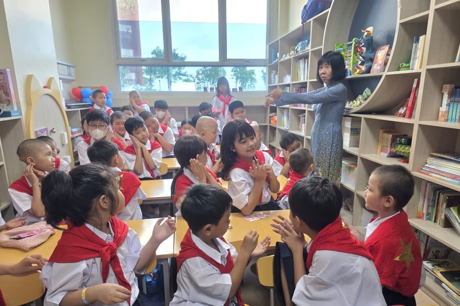 Khai giảng năm học mới dành cho bệnh nhi tại Bệnh viện Ung Bướu TP Hồ Chí Minh