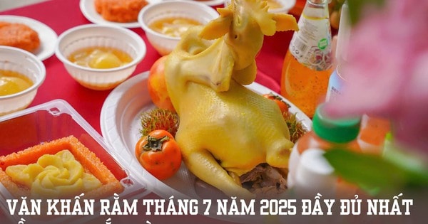 Văn khấn Rằm tháng 7 âm lịch chi tiết nhất cầu may mắn, bình an