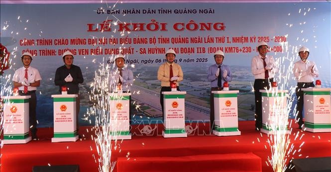 Khởi công Dự án đường ven biển Dung Quất – Sa Huỳnh, giai đoạn IIb