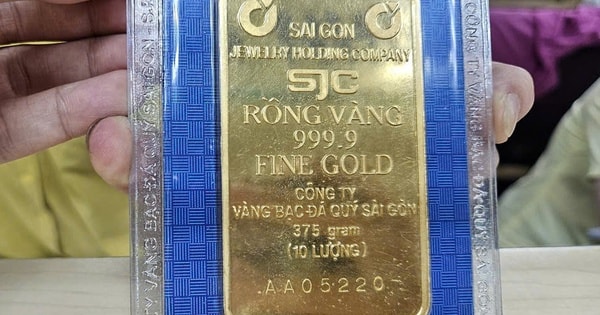 Chiều 6-9, giá vàng miếng SJC trên thị trường tự do giảm nhanh